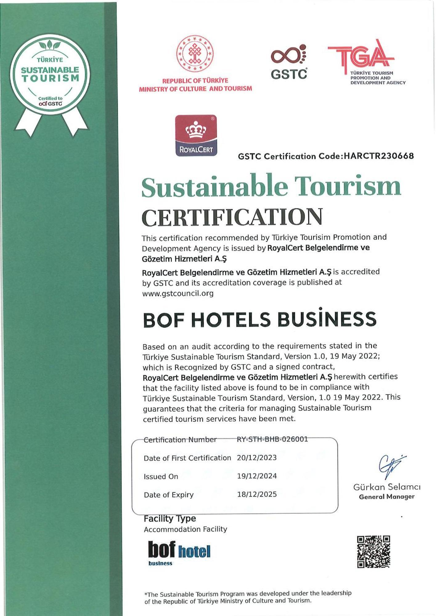 איסטמבול Bof Hotels Business מראה חיצוני תמונה